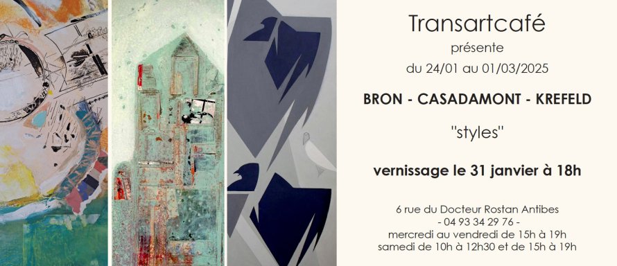 exposition &amp;quot;styles&quot; Antibes